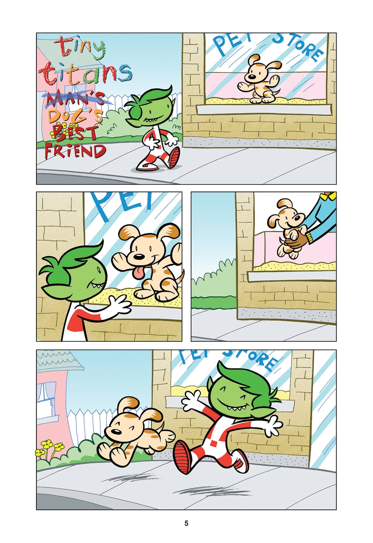 Tiny Titans: Beast Boy & Raven