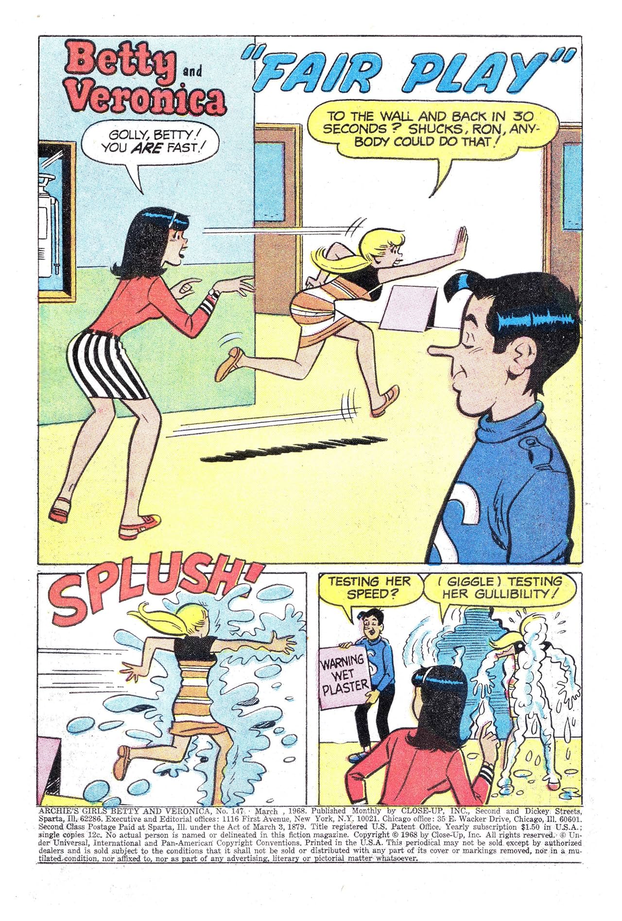Archie's Girls Betty & Veronica #147