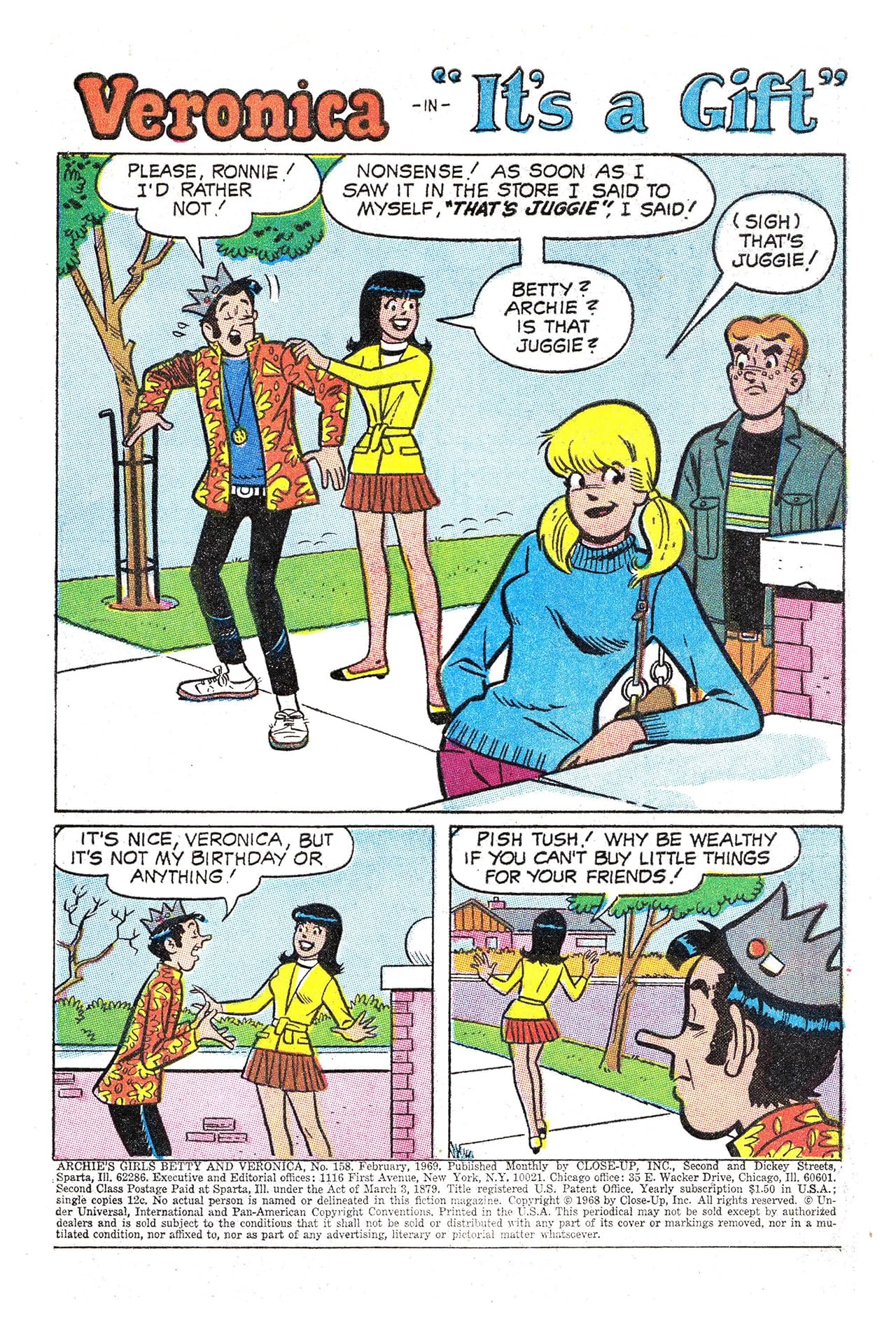 Archie's Girls Betty & Veronica #158