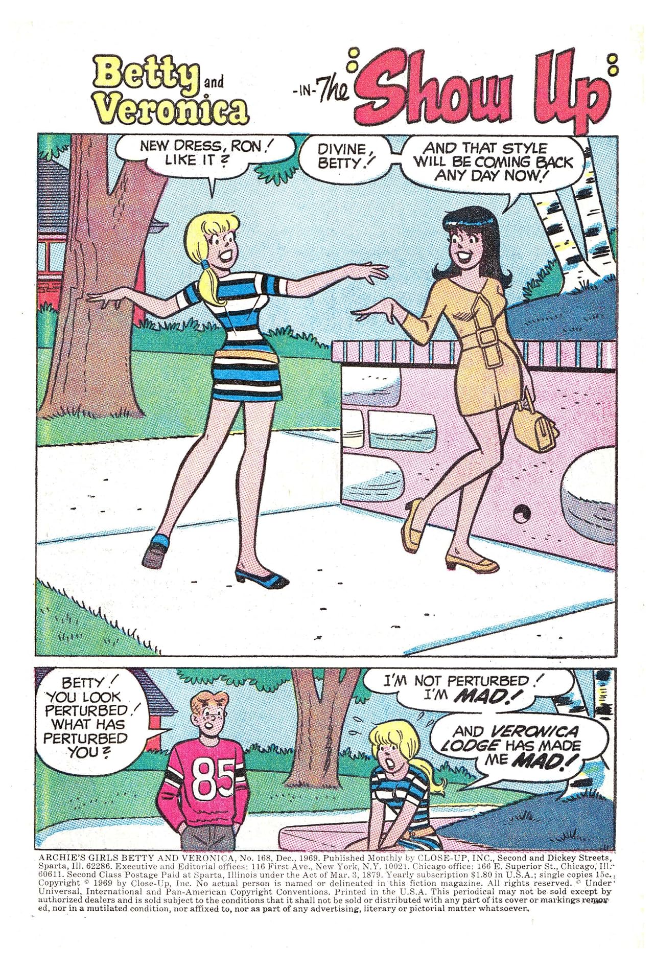 Archie's Girls Betty & Veronica #168
