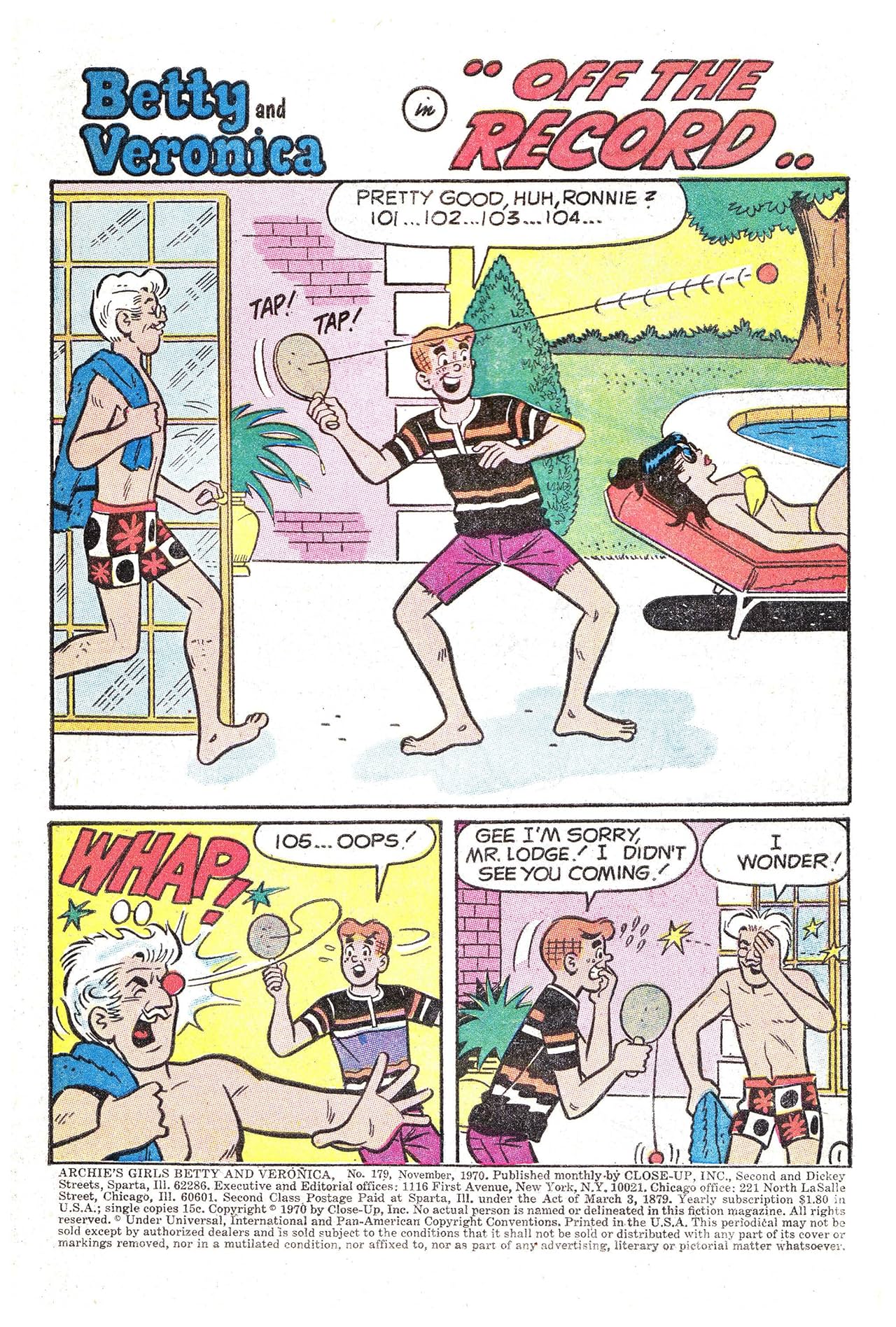 Archie's Girls Betty & Veronica #179