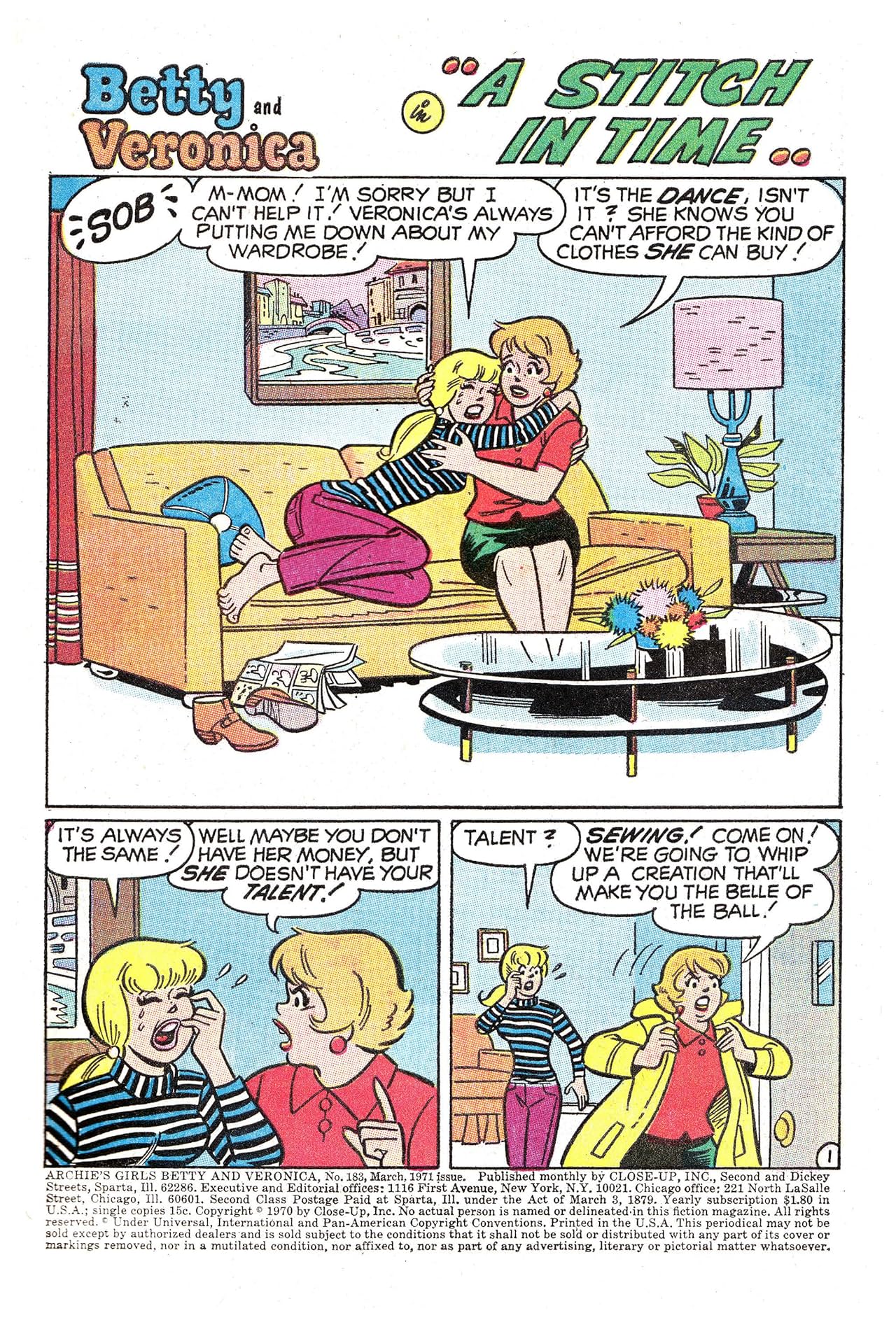 Archie's Girls Betty & Veronica #183
