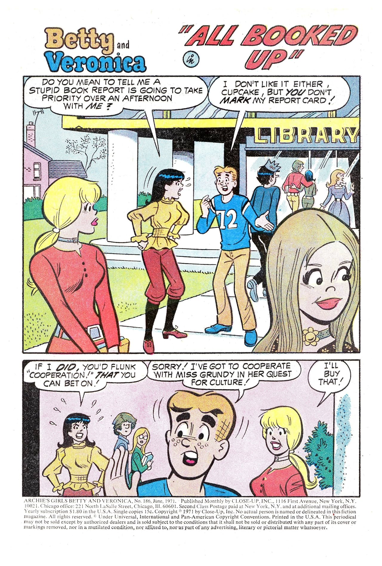 Archie’s Girls Betty & Veronica #186