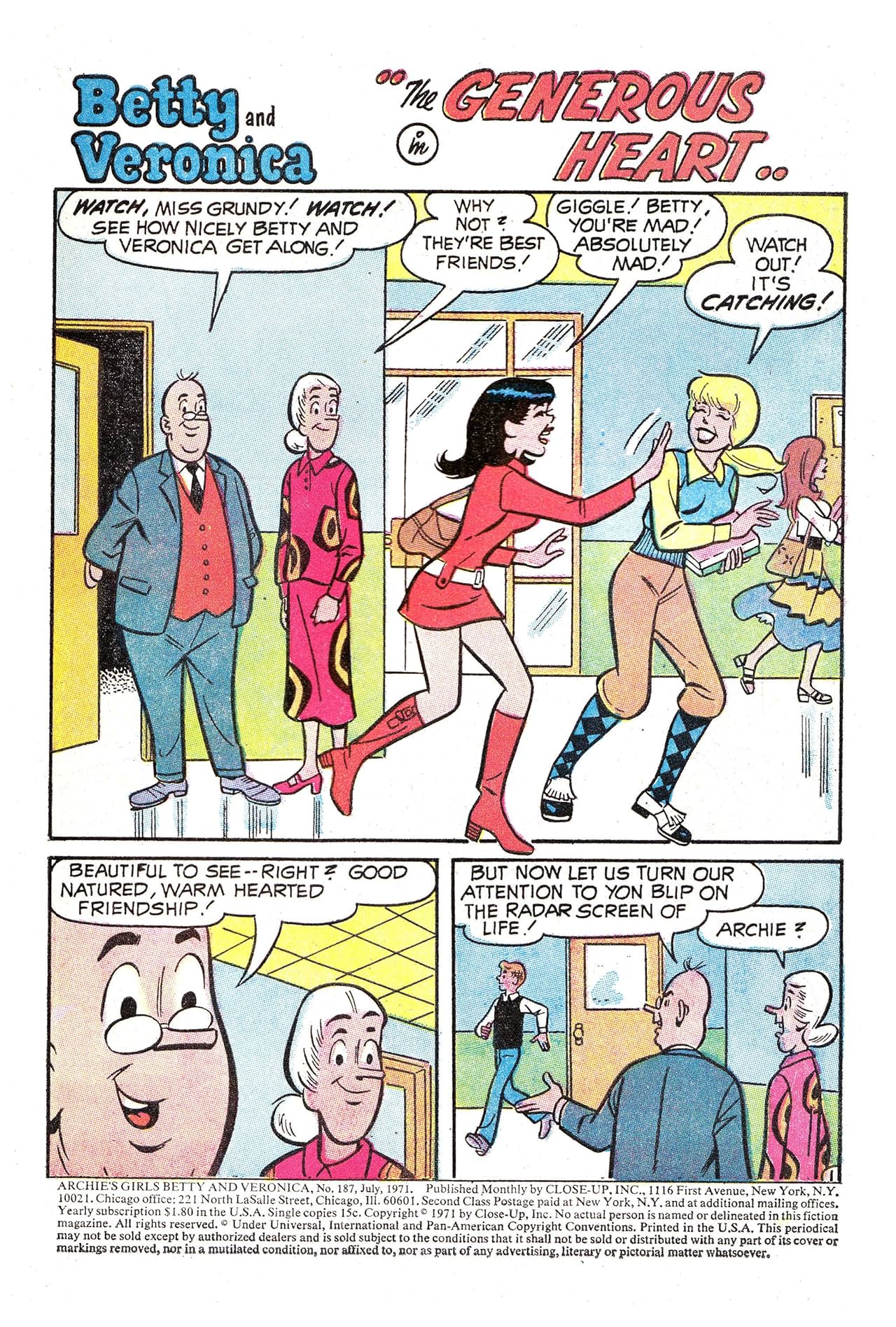 Archie’s Girls Betty & Veronica #187