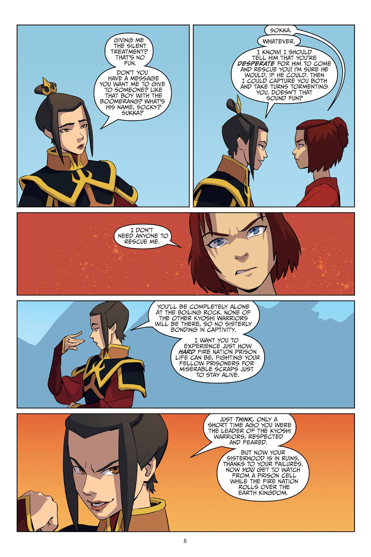 Avatar: The Last Airbender--Suki, Alone