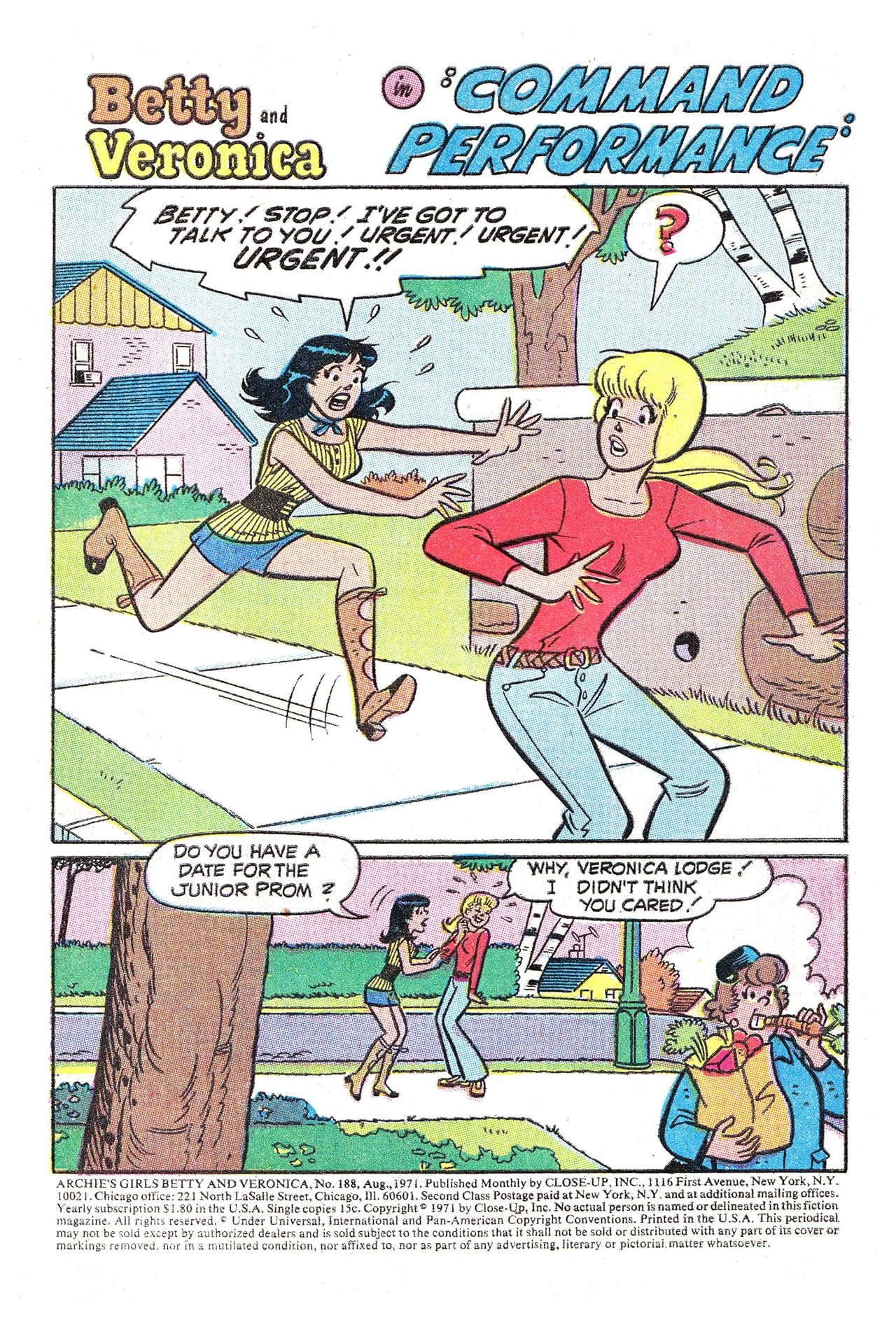 Archie's Girls Betty & Veronica #188