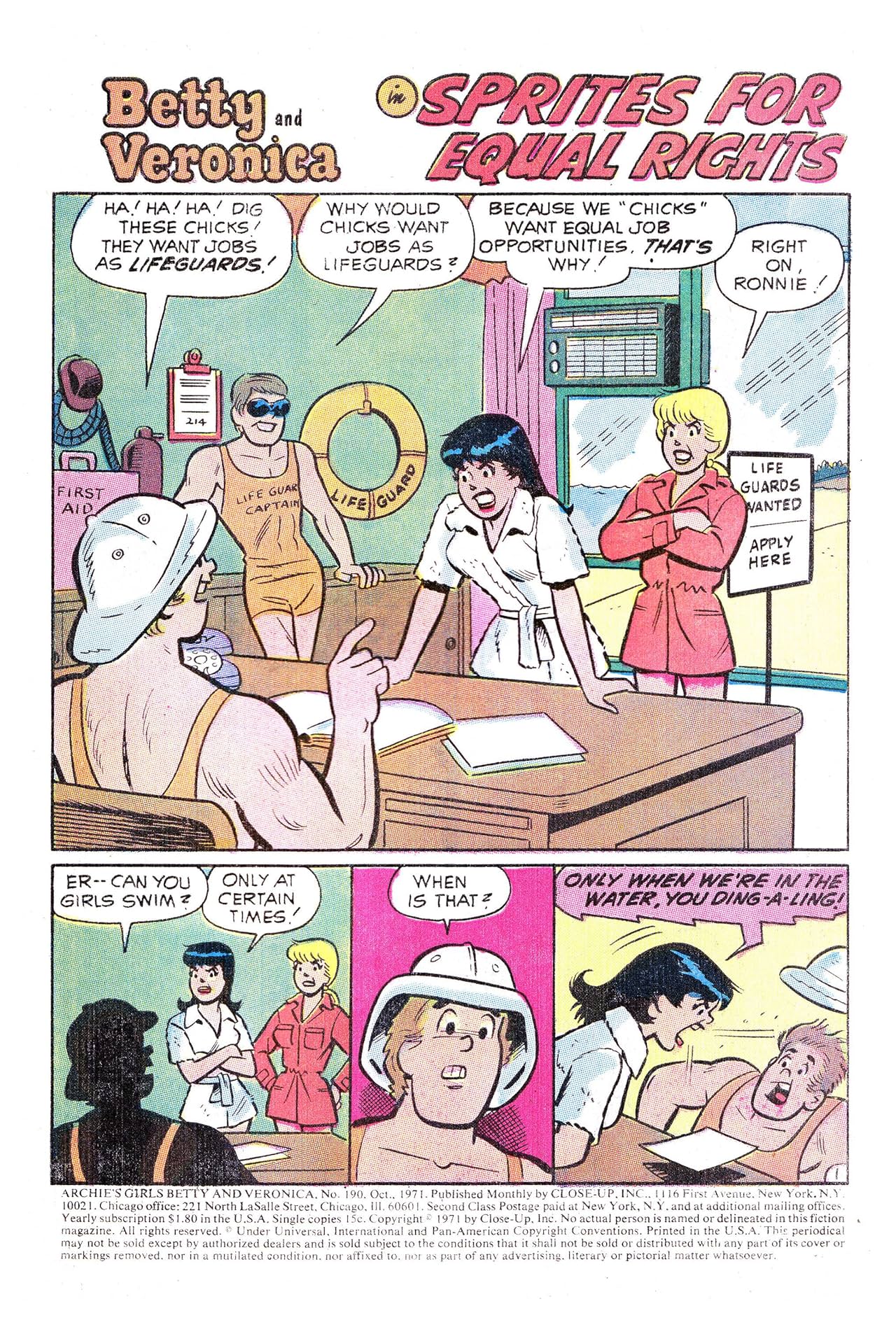 Archie's Girls Betty & Veronica #190