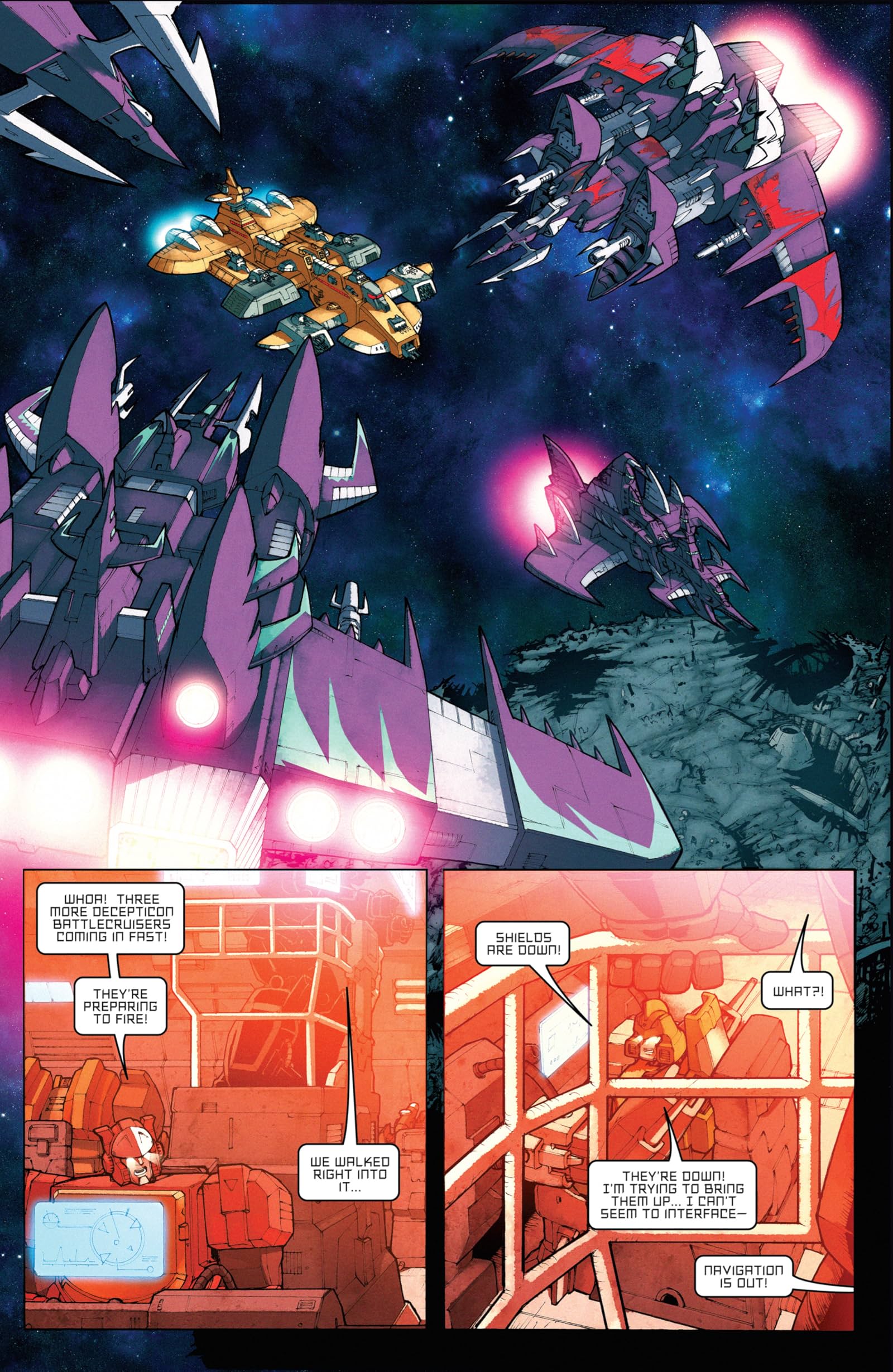 Who would win the decepticon fleet (IDW) or the imperial fleet (Star