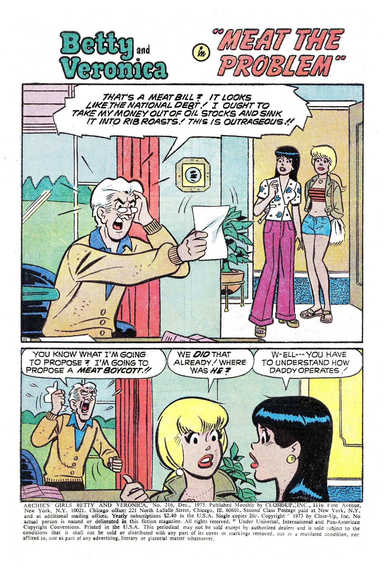 Archie's Girls Betty & Veronica #216