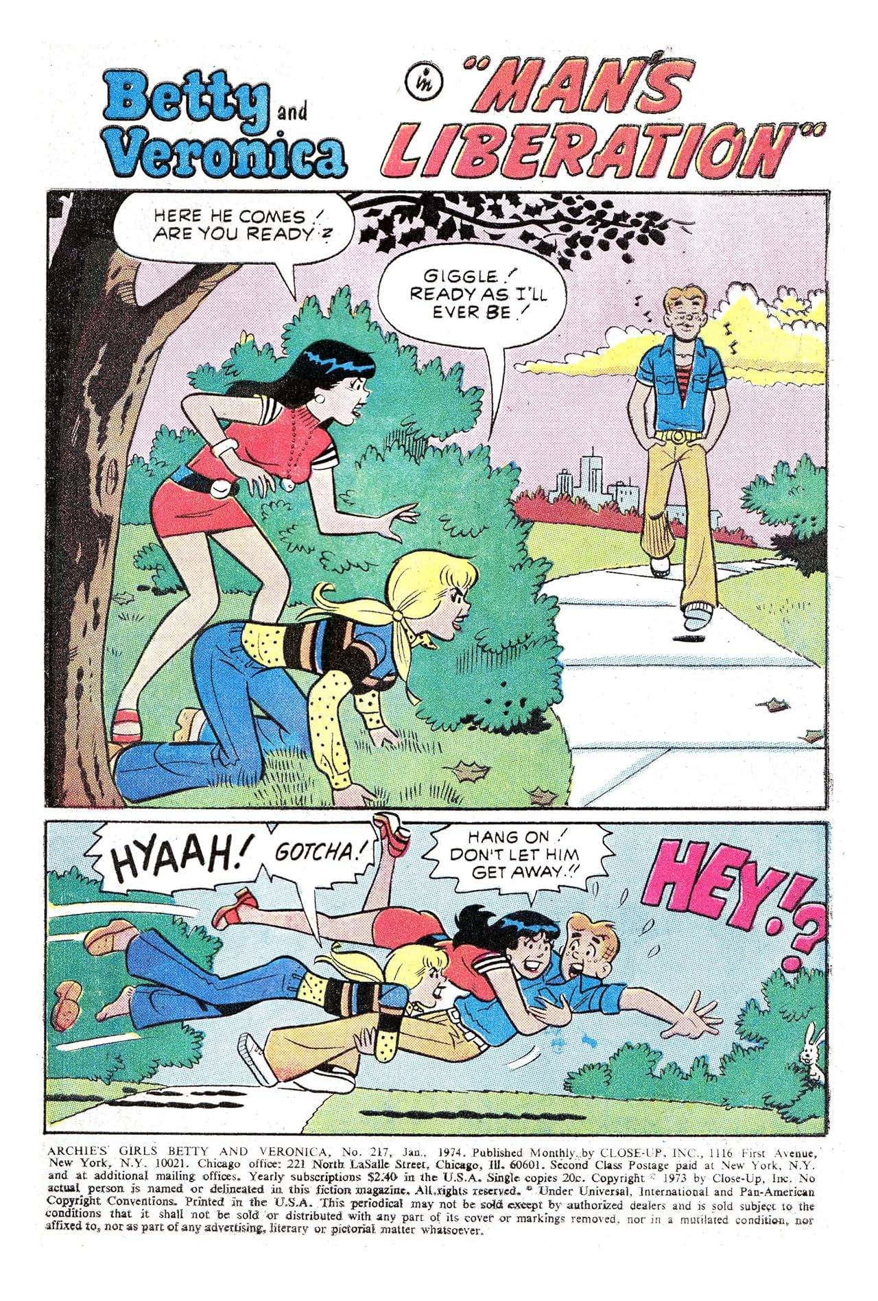 Archie's Girls Betty & Veronica #217