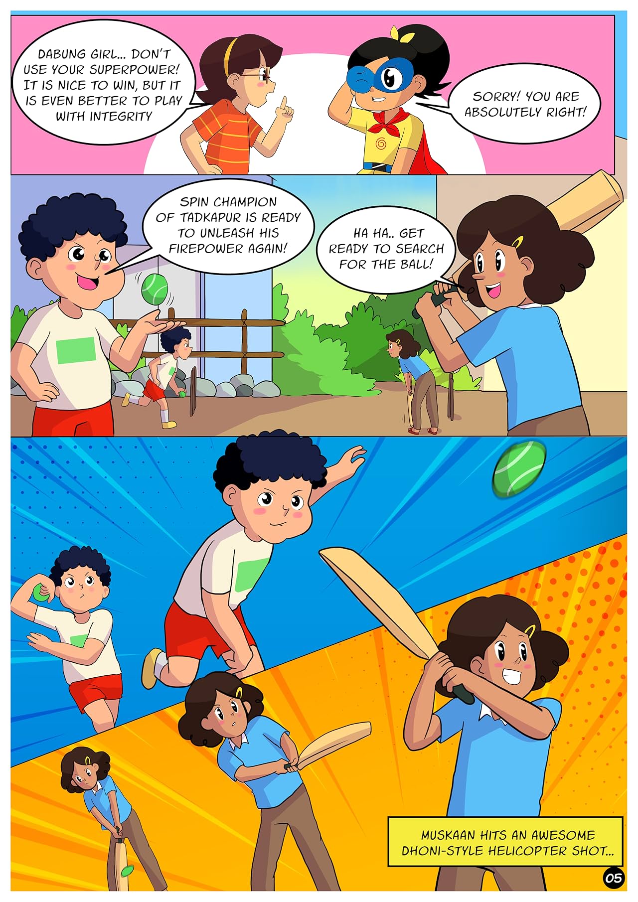 Dabung Girl and Cricket Fever: Dabung Girl and Cricket Fever