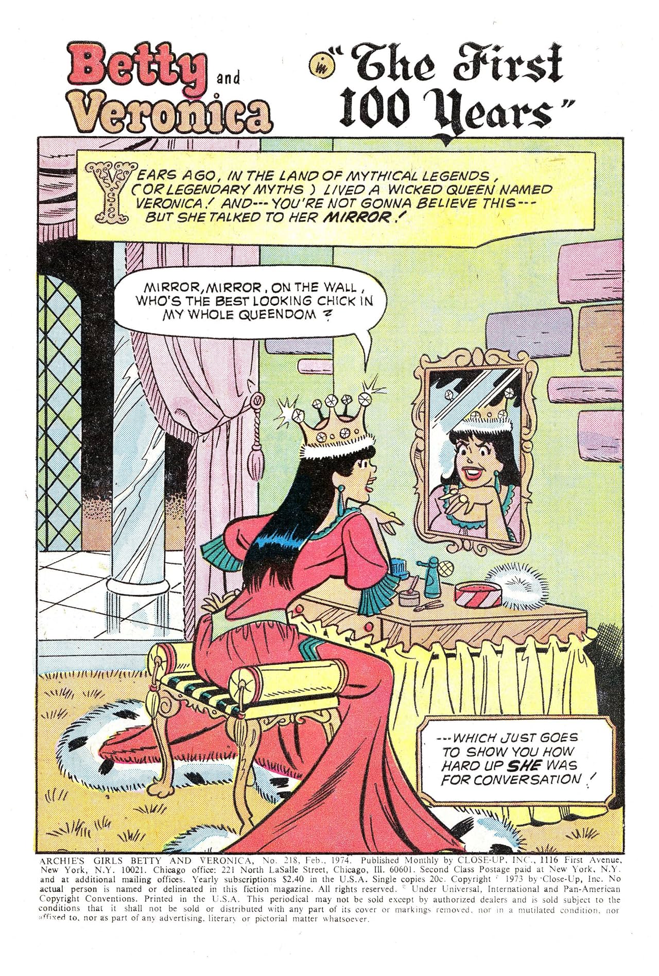 Archie's Girls Betty & Veronica #218