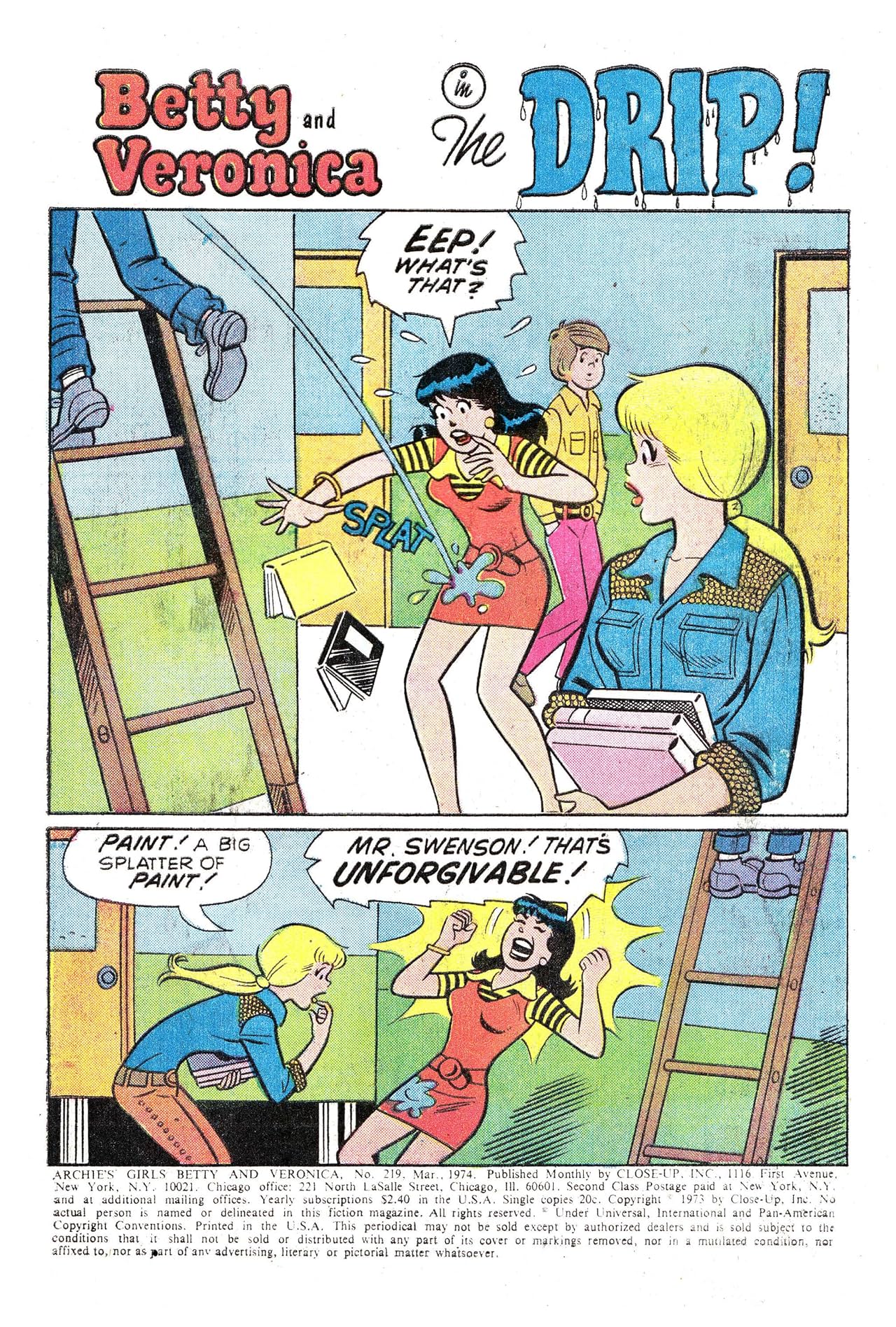 Archie's Girls Betty & Veronica #219