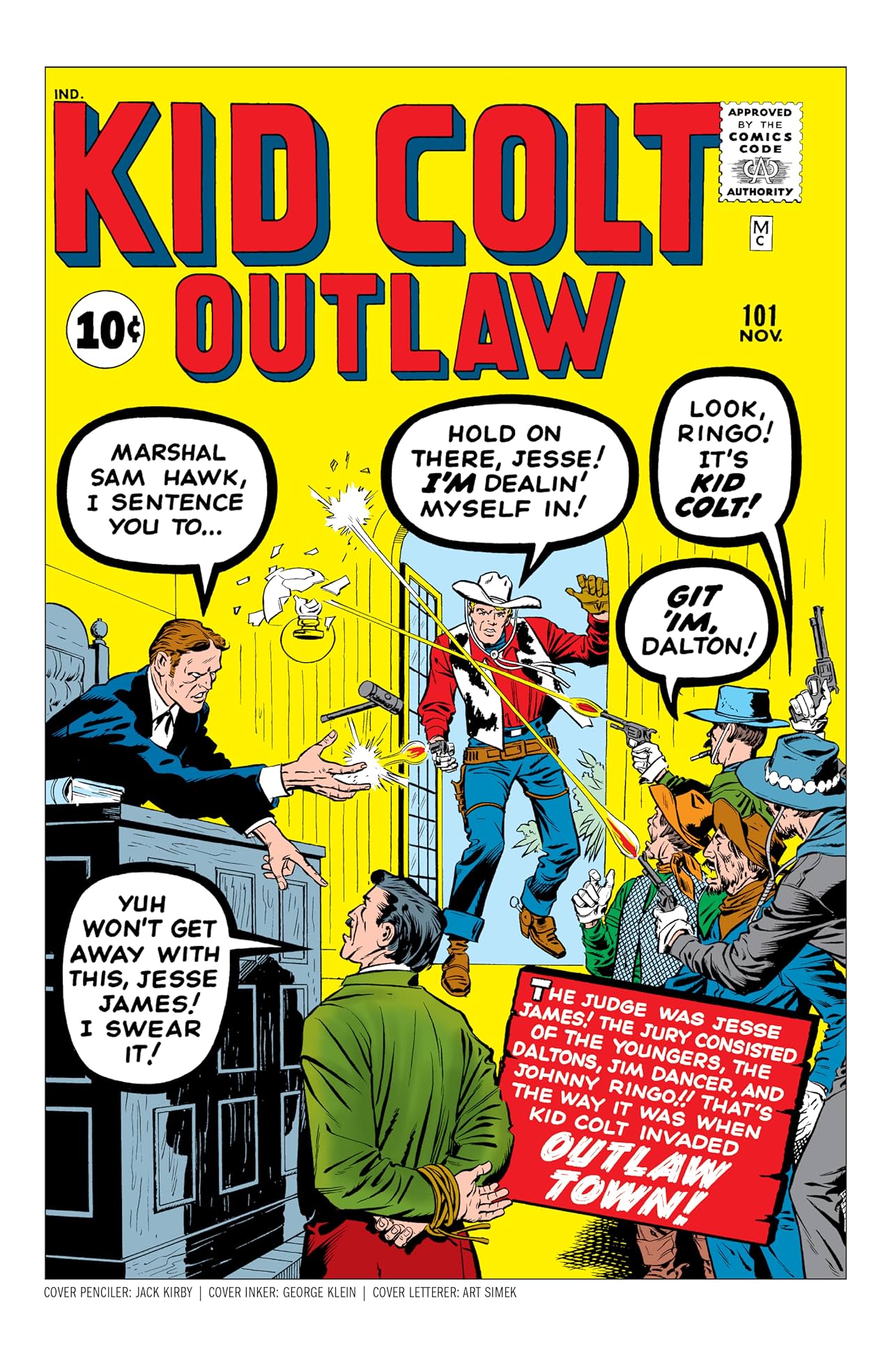 Kid Colt, Outlaw (1949) #101