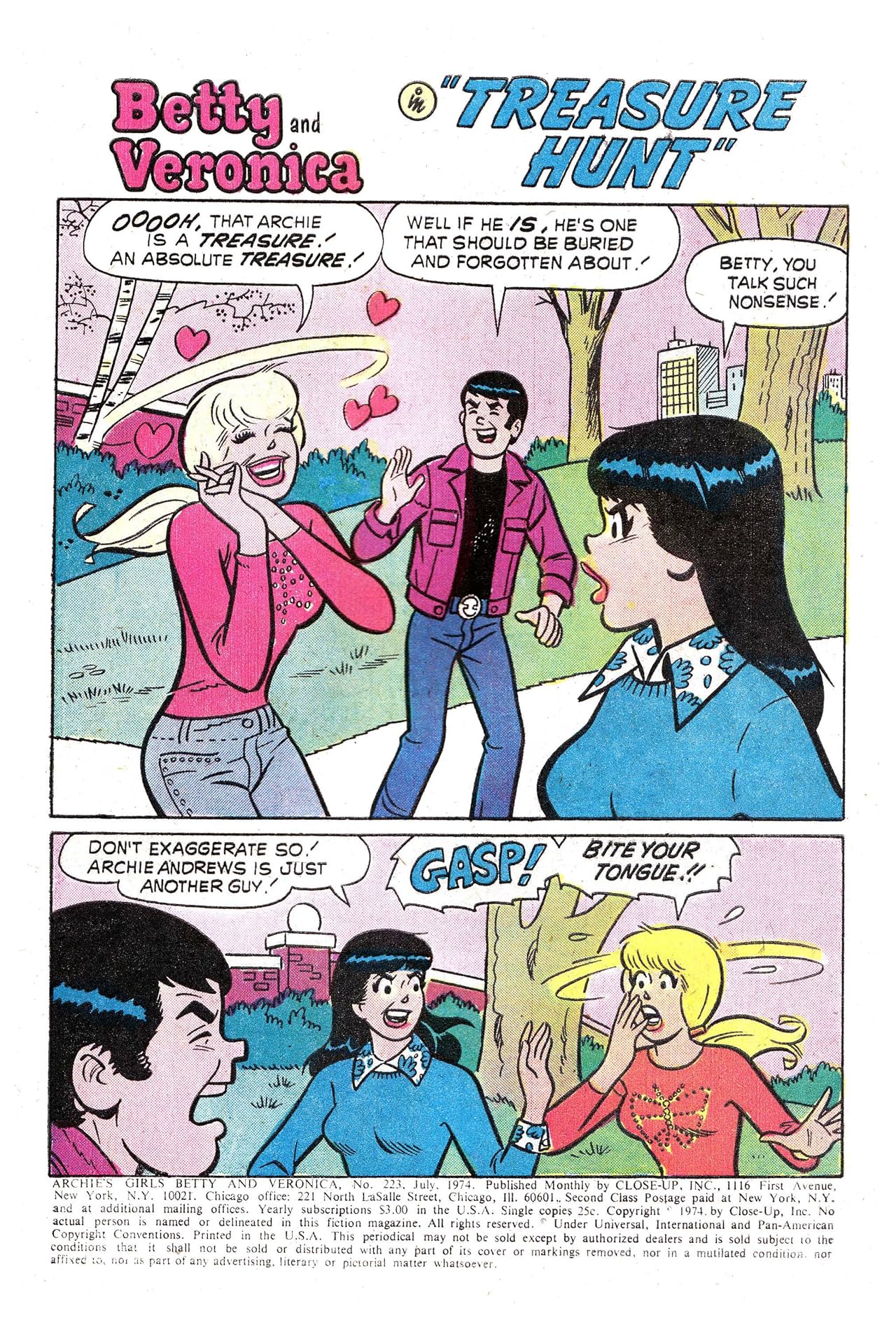 Archie's Girls Betty & Veronica #223