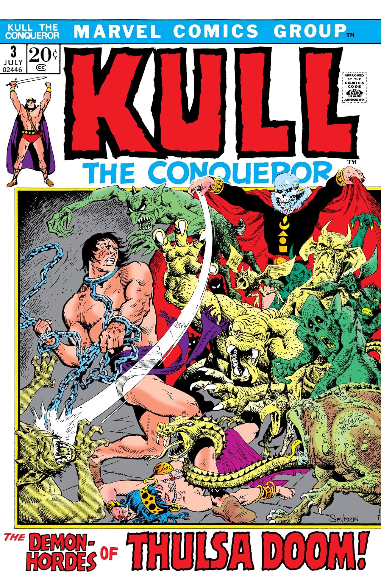 Kull The Conqueror (1971-1973) #3