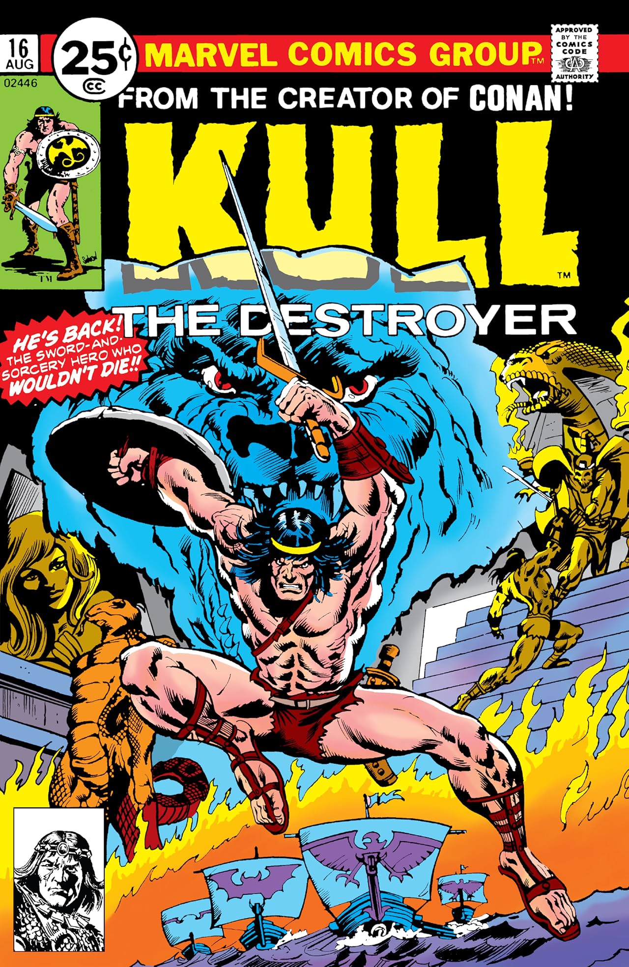 Kull The Destroyer (1973-1978) #16