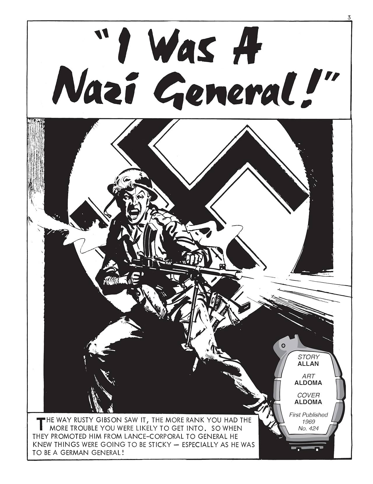 Commando #5468: "I Was A Nazi General!"