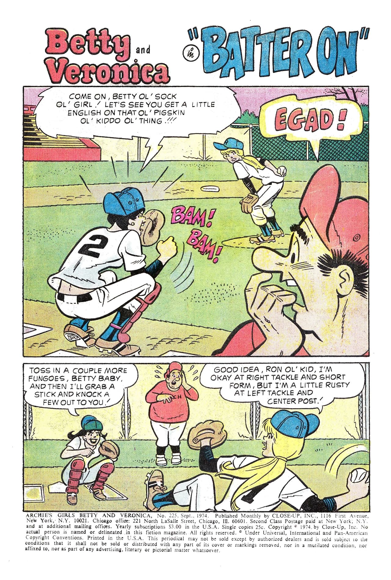 Archie's Girls Betty & Veronica #225