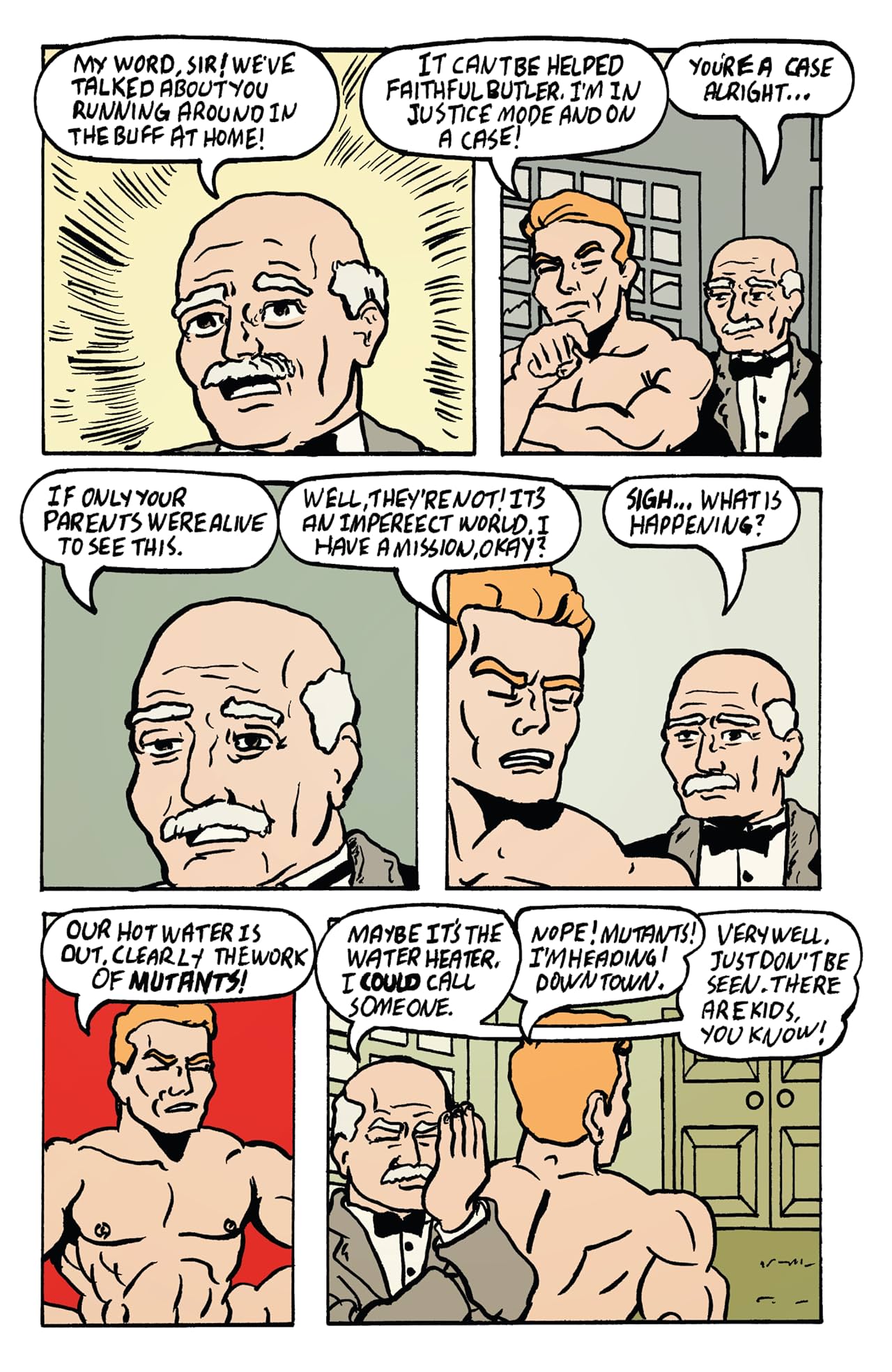 Totally Naked Man Vol. 1: Justice is Awesome!