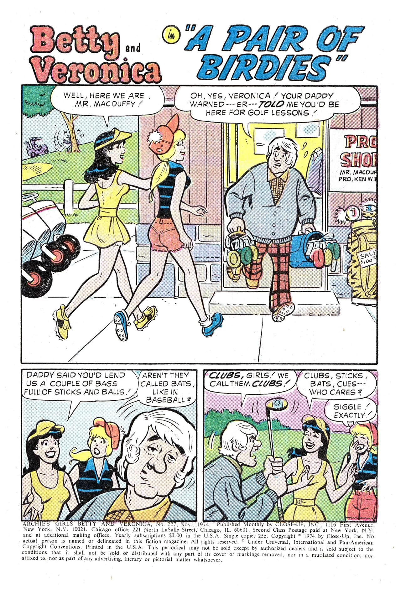 Archie's Girls Betty & Veronica #227
