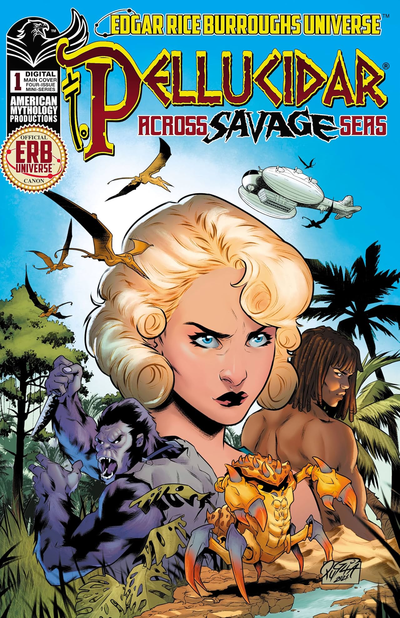 Pellucidar Across Savage Seas #1