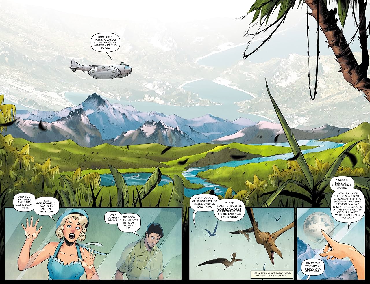 Pellucidar Across Savage Seas #1