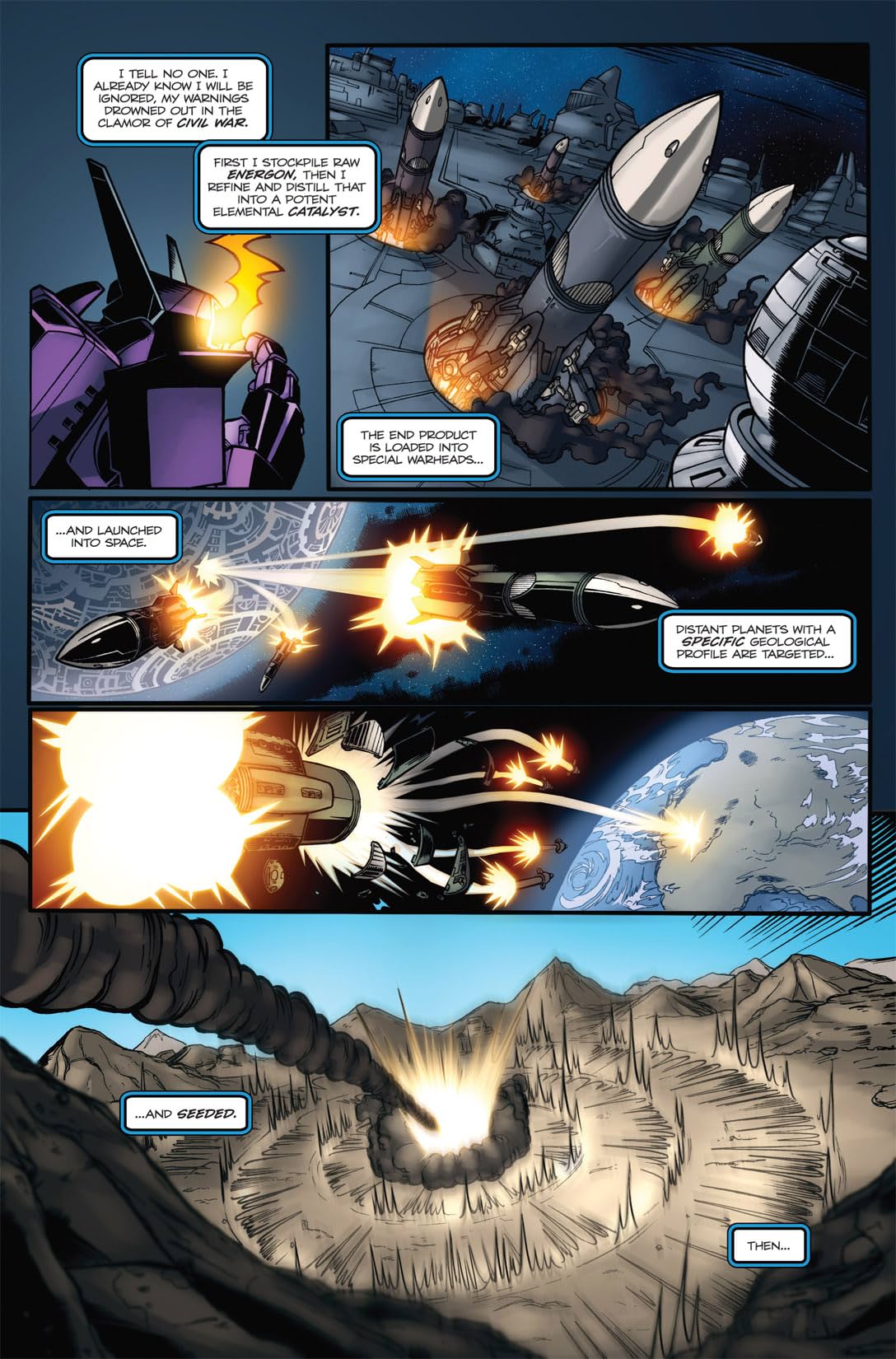Transformers Spotlight Shockwave Comics by comiXology