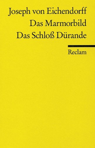 Das Marmorbild. Das Schloß Dürande book cover