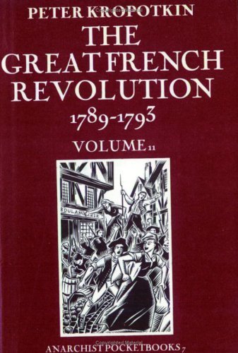 The Great French Revolution 1789-1793 book cover 1