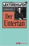 Lektürehilfen Der Untertan. book cover