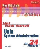 Sams Teach Yourself Unix System Administration in 24 Hours book cover