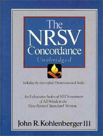 The NRSV Concordance, Unabridged book cover