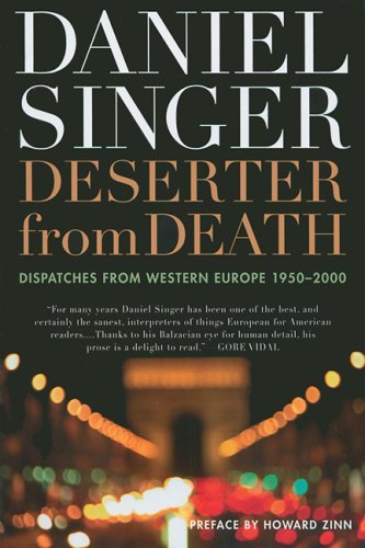 Cover of Deserter from Death: Dispatches from Western Europe 1950-2000