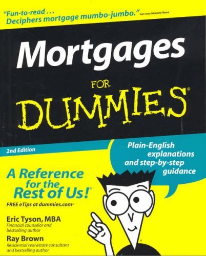 Mortgages For Dummies book cover