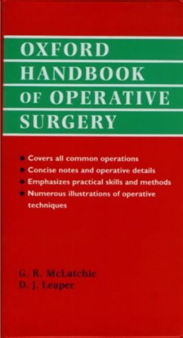 Oxford Handbook of Operative Surgery book cover