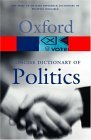 The Oxford Concise Dictionary of Politics book cover