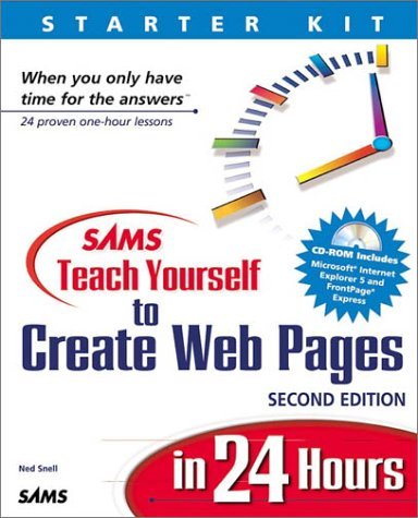 Sams Teach Yourself to Create Web Pages in 24 Hours (Sams Teach Yourself...in 24 Hours book cover