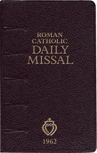 Roman Catholic Daily Missal 1962 Illustrated Edition