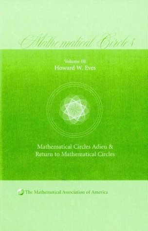 Mathematical Circles Mathematical Circles Adieu And Return To