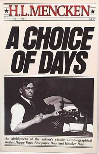Choice of Days V760 book cover