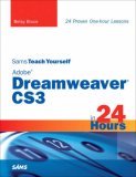 Sams Teach Yourself Adobe Dreamweaver CS3 in 24 Hours book cover