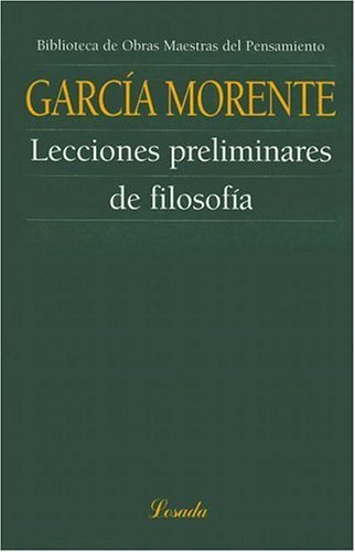 Lecciones preliminares de filosofía