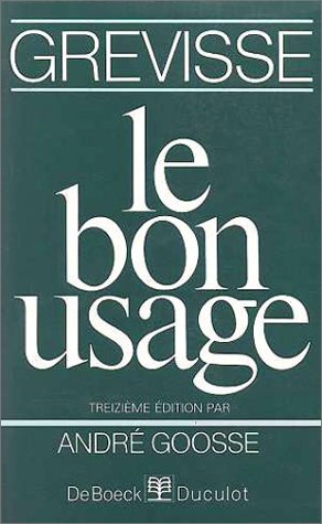 LE BON USAGE GREVISSE 2018 PDF visual data 2