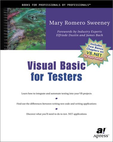Visual Basic for Testers by Mary Romero Sweeney | Goodreads