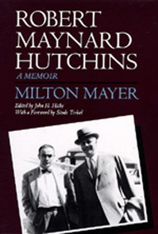 Robert Maynard Hutchins book cover