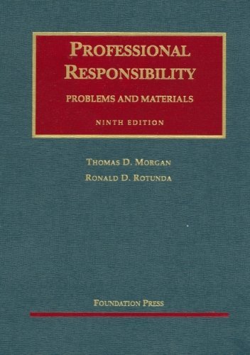 Professional Responsibility book cover