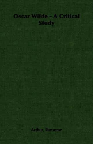 Oscar Wilde book cover