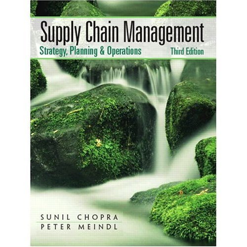 Supply Chain Management by Sunil Chopra Goodreads