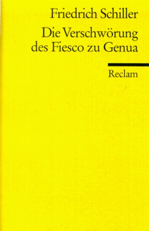 Die Verschwörung des Fiesco zu Genua book cover